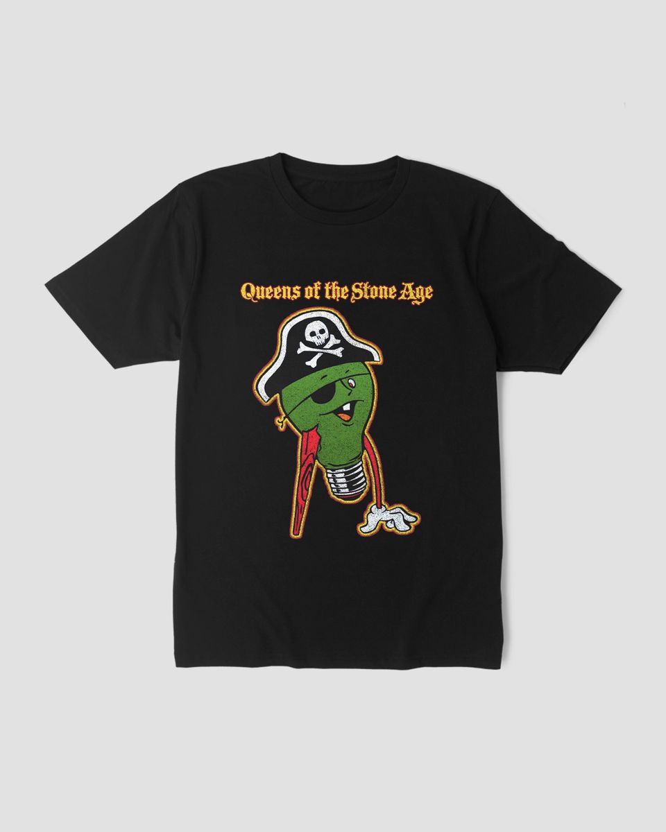 Nome do produto: Camiseta Queens Of The Stone Age Era 2 Mind The Gap Co.