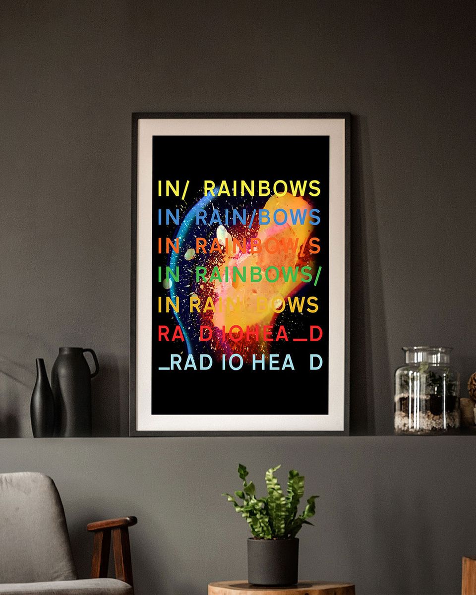 Nome do produto: Poster Radiohead In Rainbows