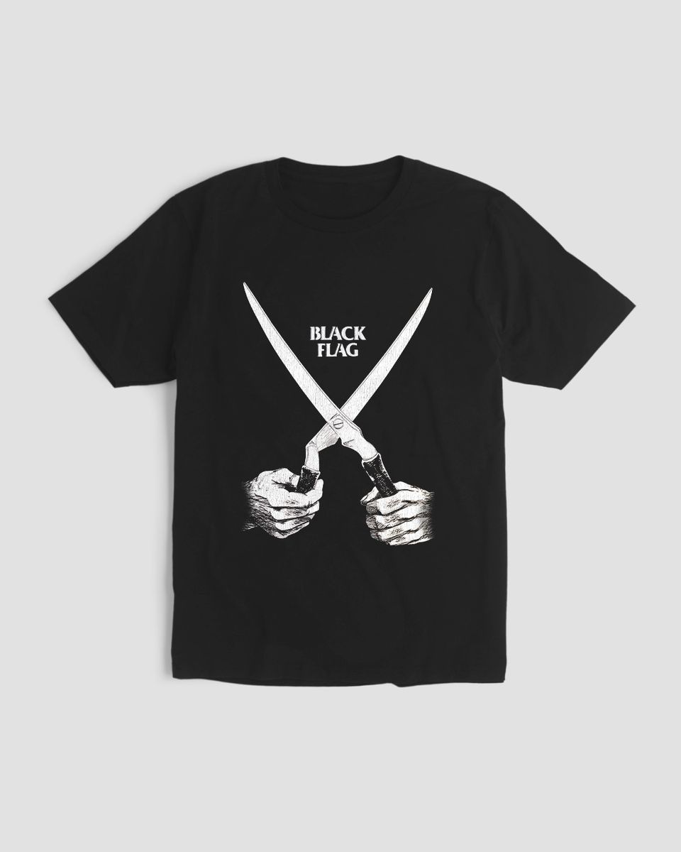 Nome do produto: Camiseta Black Flag Everything Mind The Gap Co.