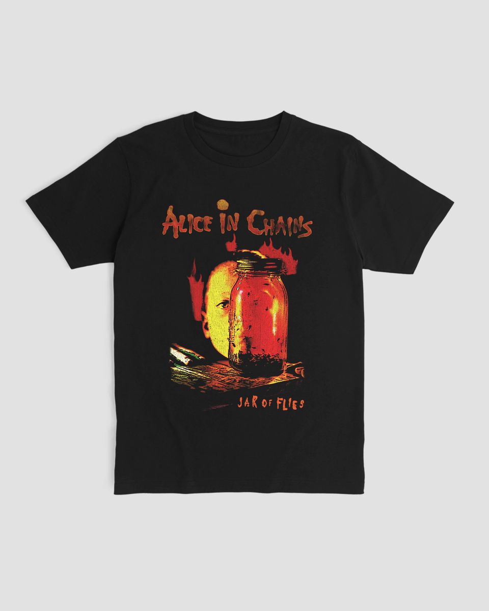 Nome do produto: Camiseta Alice In Chains Jar Mind The Gap Co.
