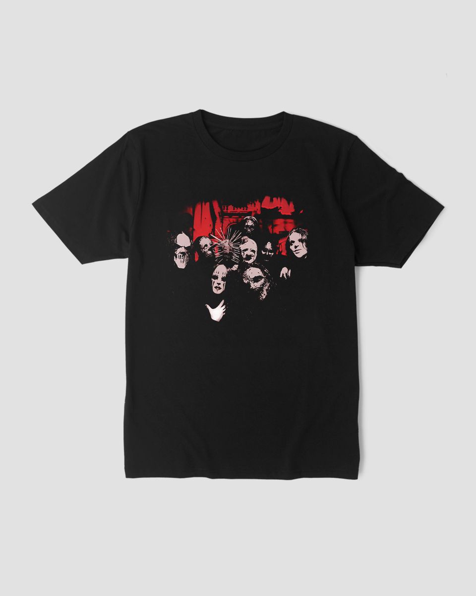 Nome do produto: Camiseta Slipknot Sub Mind The Gap Co.