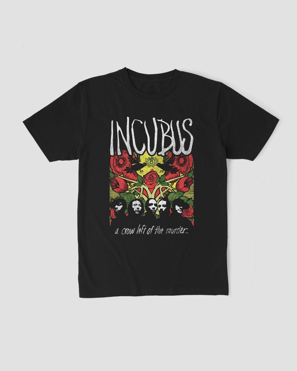 Nome do produto: Camiseta Incubus Crow Mind The Gap Co.