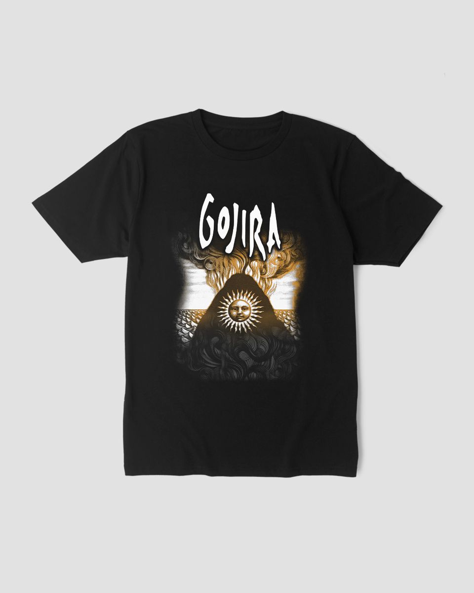 Nome do produto: Camiseta Gojira Magma Mind The Gap Company