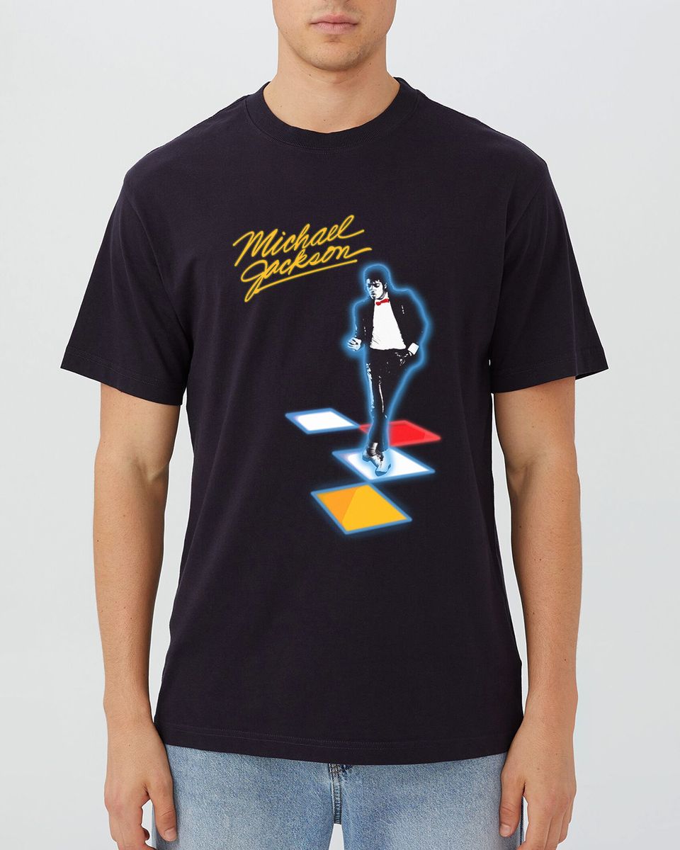 Nome do produto: Camiseta Michael Jackson Billie Mind The Gap Co.