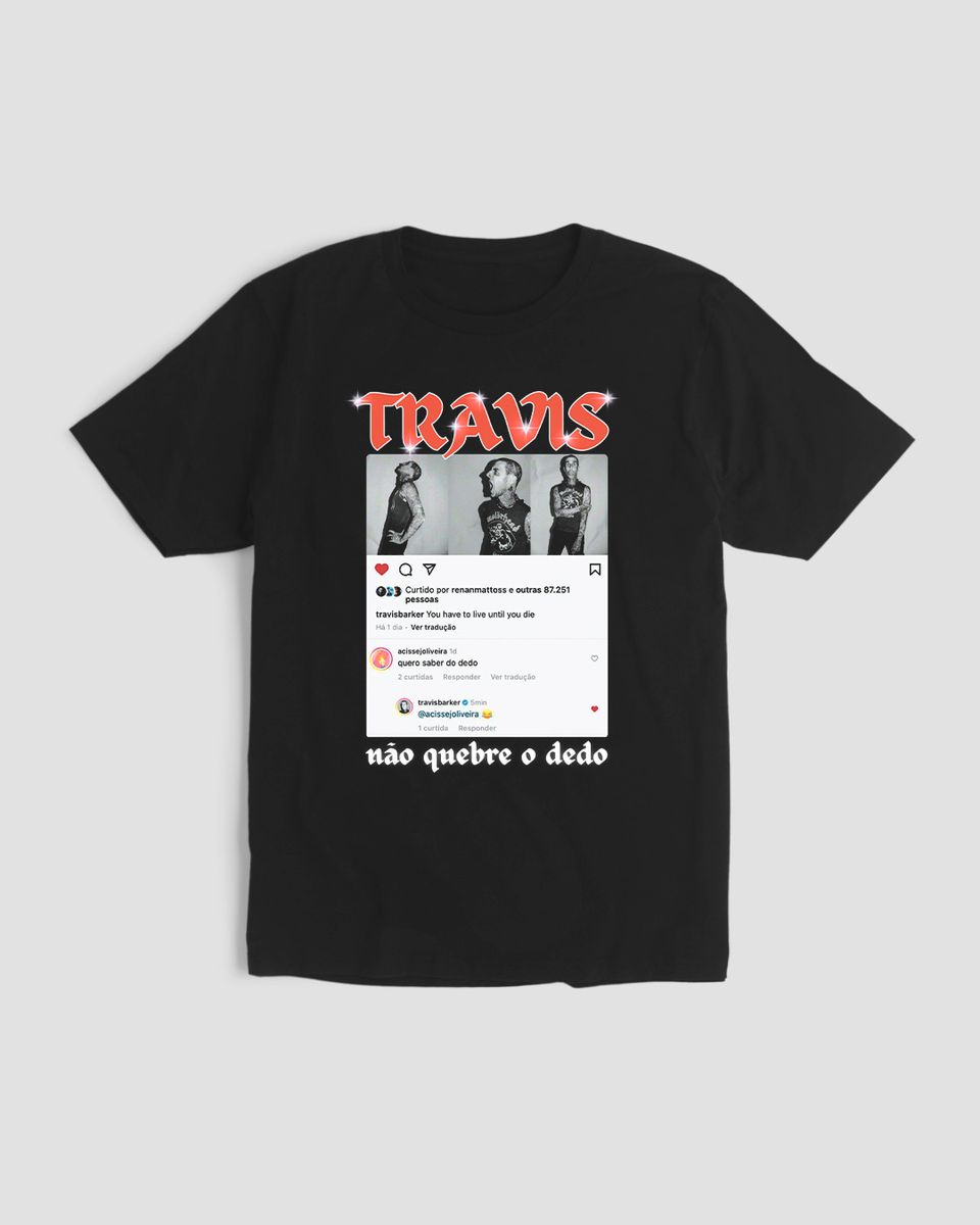 Nome do produto: Camiseta Blink-182 Travis Mind The Gap Co.