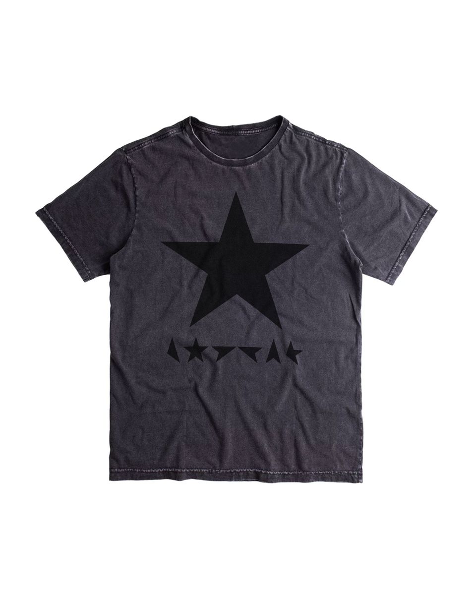 Nome do produto: Camiseta David Bowie Blackstar Estonada Mind The Gap Co.
