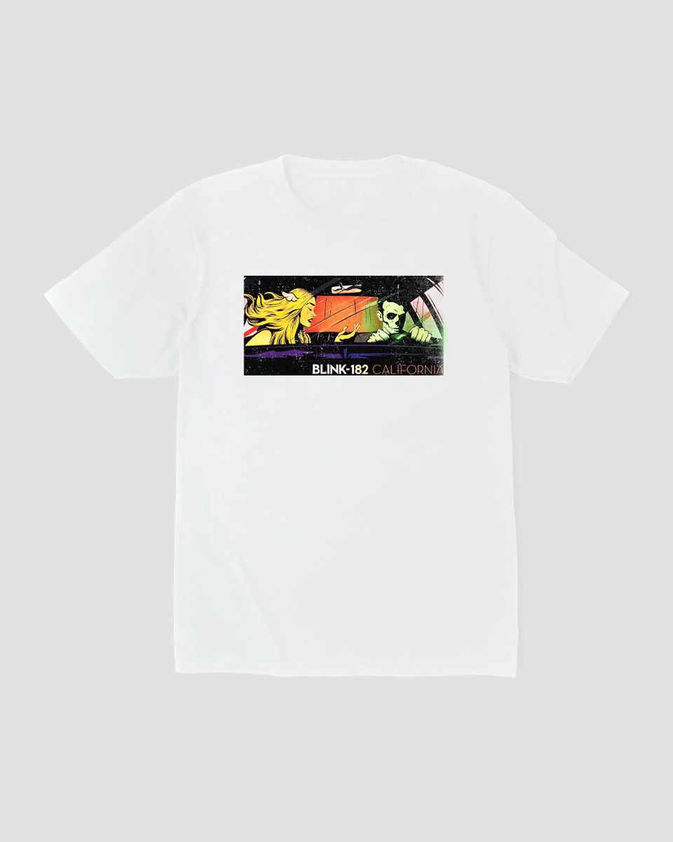 Nome do produto: Camiseta Blink-182 California White Mind The Gap Co.