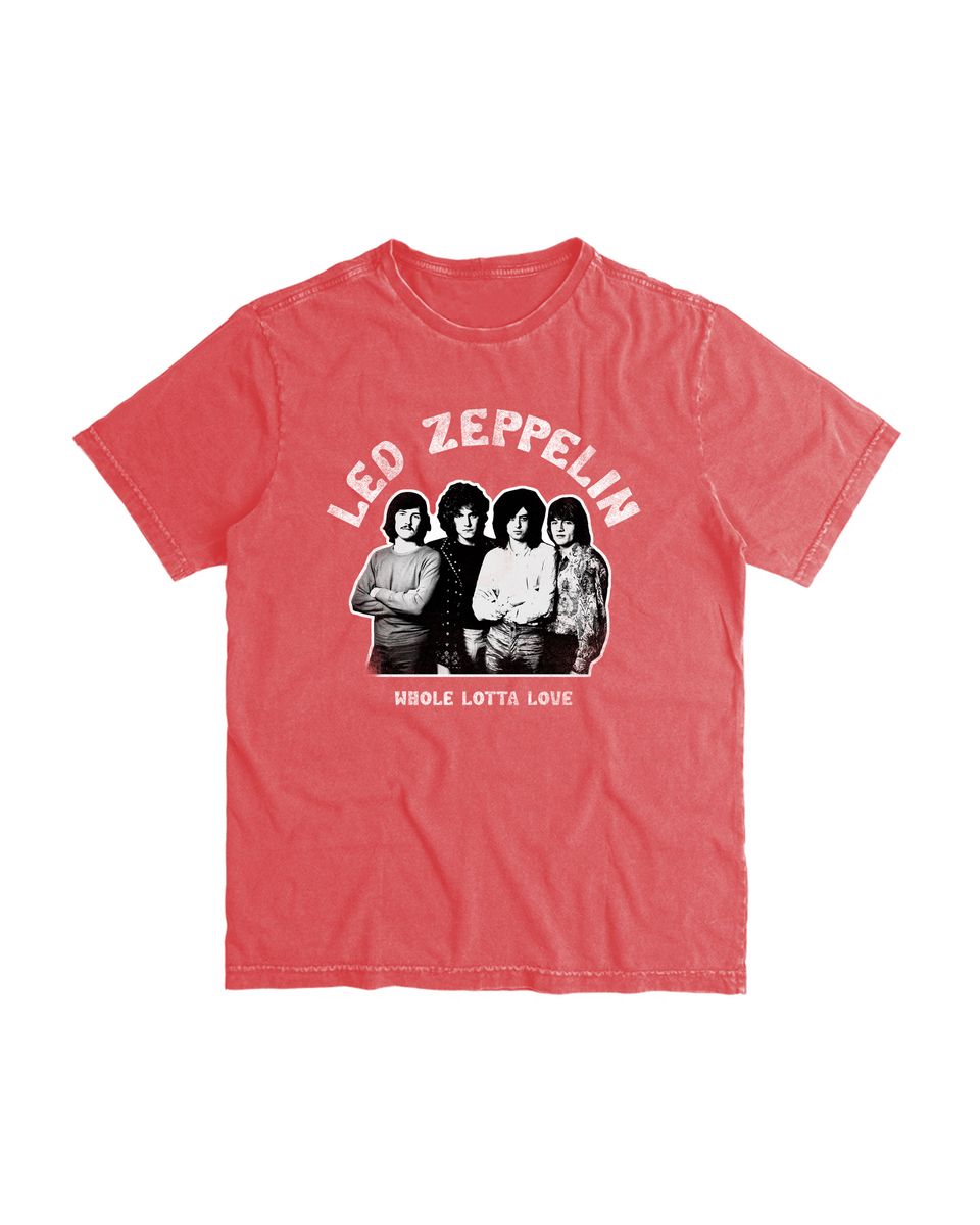 Nome do produto: Camiseta Led Zeppelin Whole Estonada Red Mind The Gap Co.
