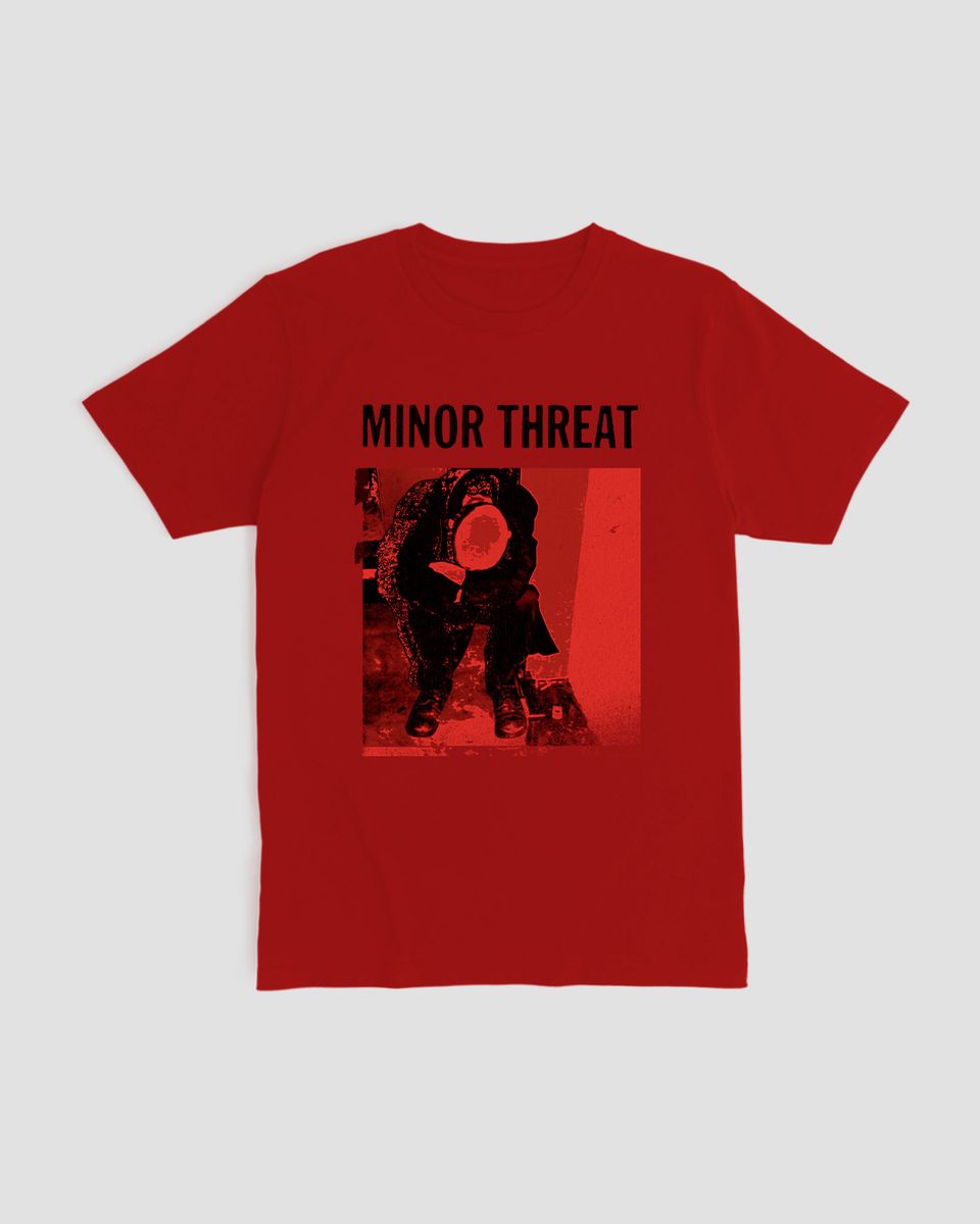 Nome do produto: Camiseta Minor Threat Red Mind The Gap Co.