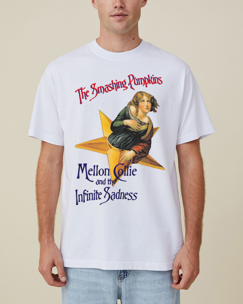 Nome do produto: Camiseta Smashing Pumpkins Mellon White Mind The Gap Co.