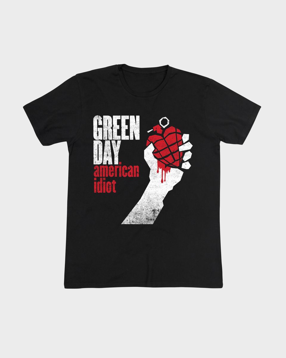 Nome do produto: Camiseta Green Day American Mind The Gap Co.