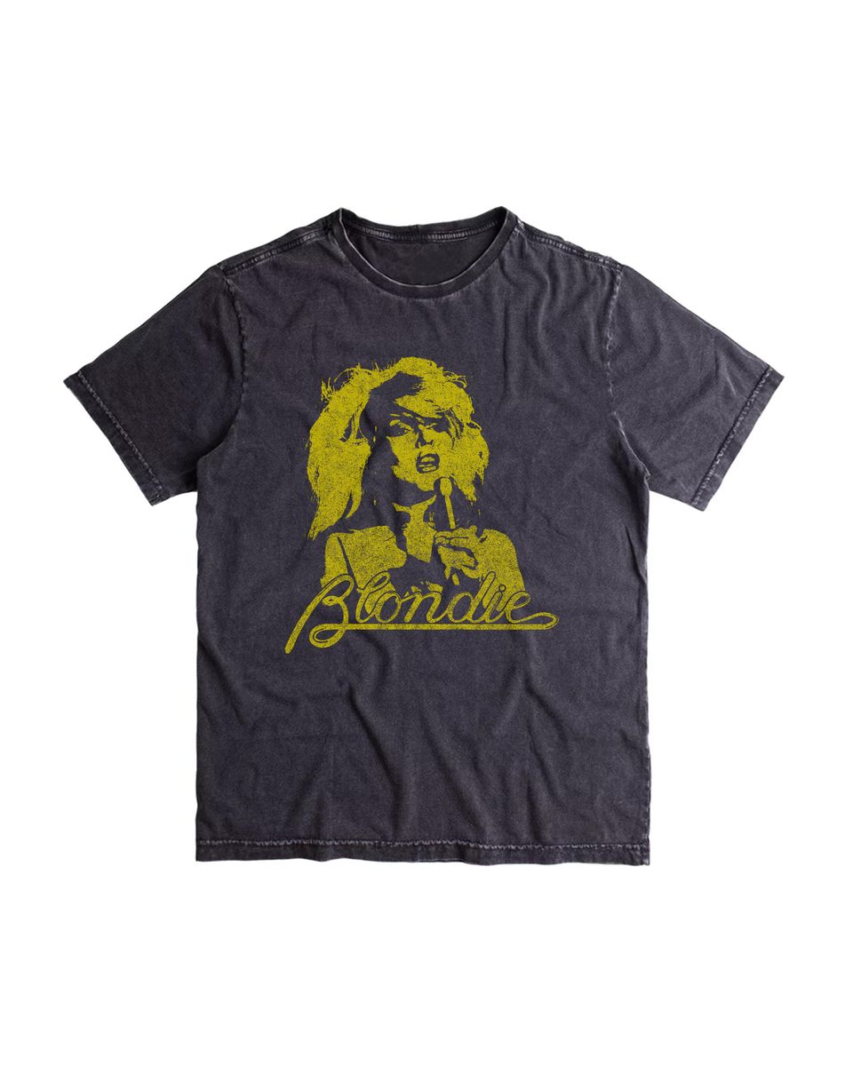 Nome do produto: Camiseta Blondie Debbie Estonada Mind The Gap Co.