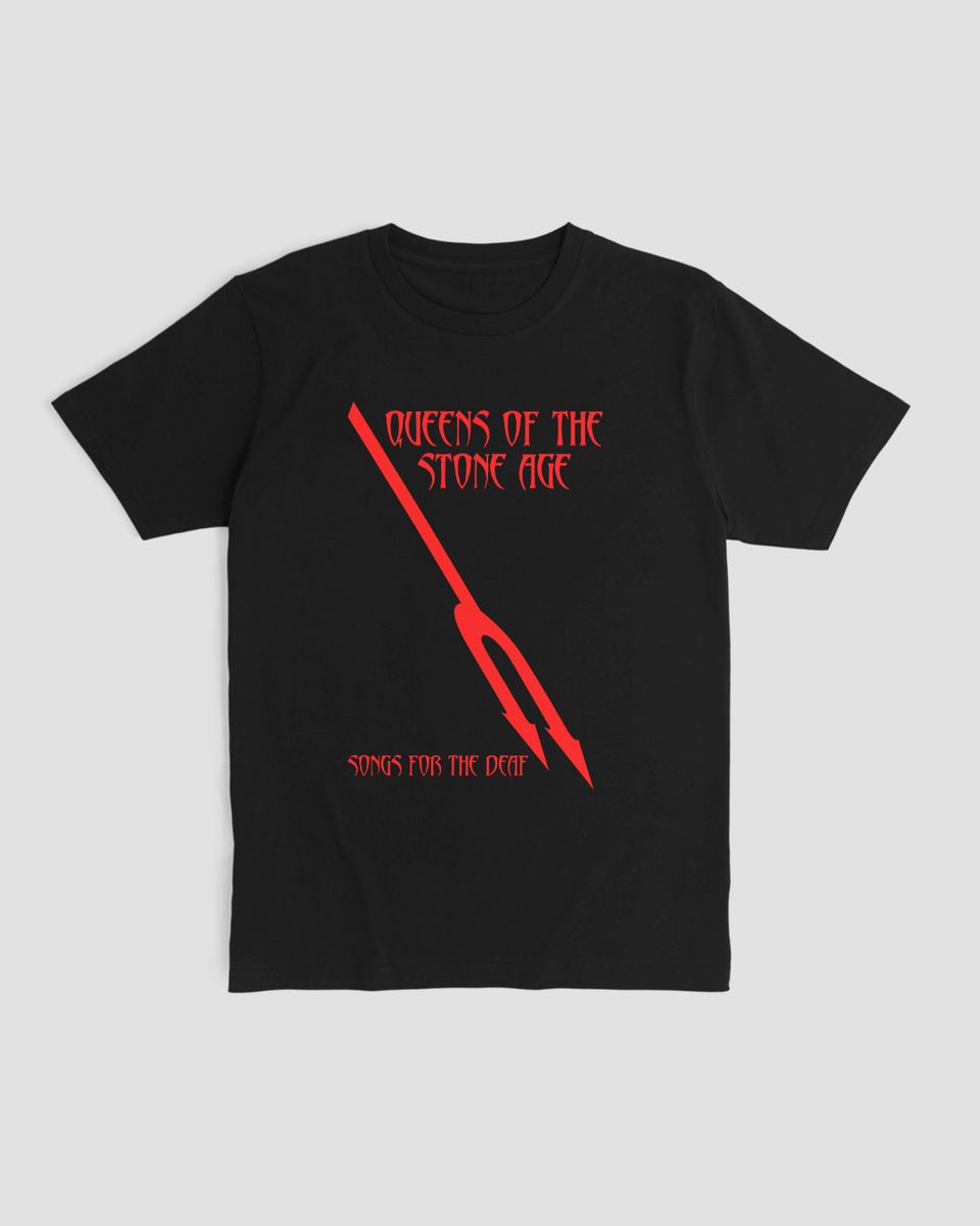 Nome do produto: Camiseta Queens Of The Stone Age Songs Black Mind The Gap Co.