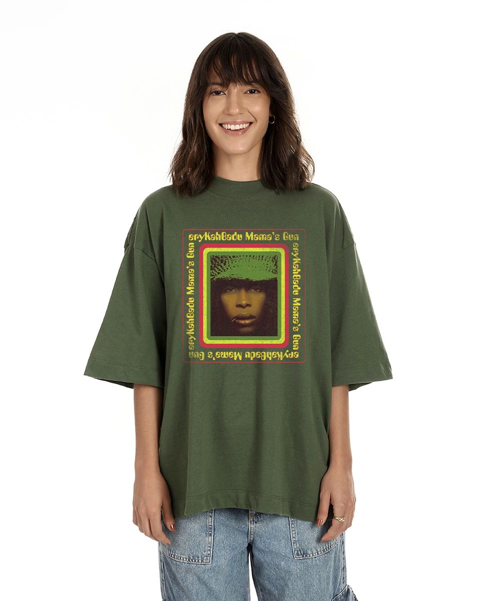 Nome do produto: Camiseta Oversized Erykah Badu Mama´s Mind The Gap Co.