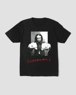 Camiseta Cliff Burton Cliff'Em All! Mind The Gap Co.