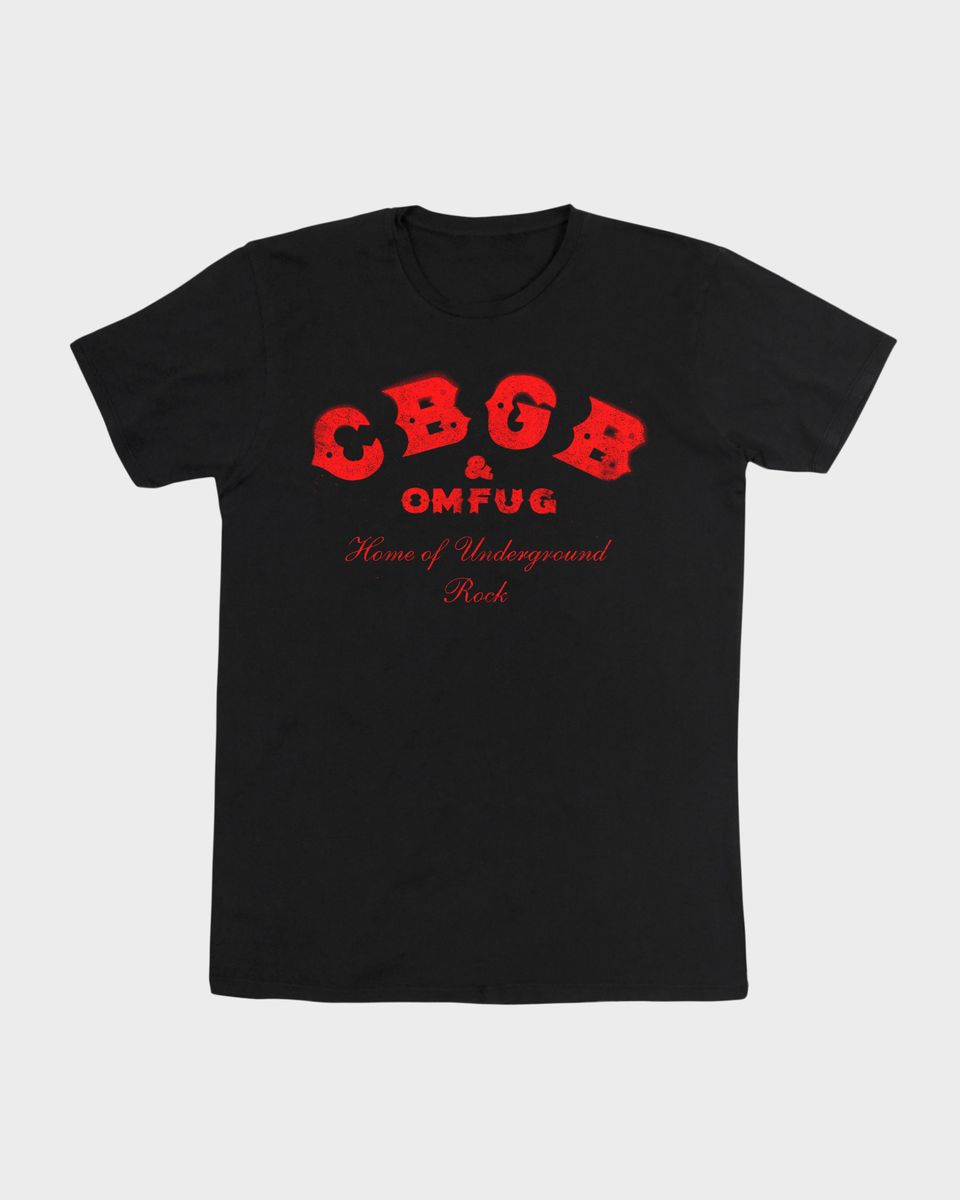 Nome do produto: Camiseta CBGB Black Red Mind The Gap Co.