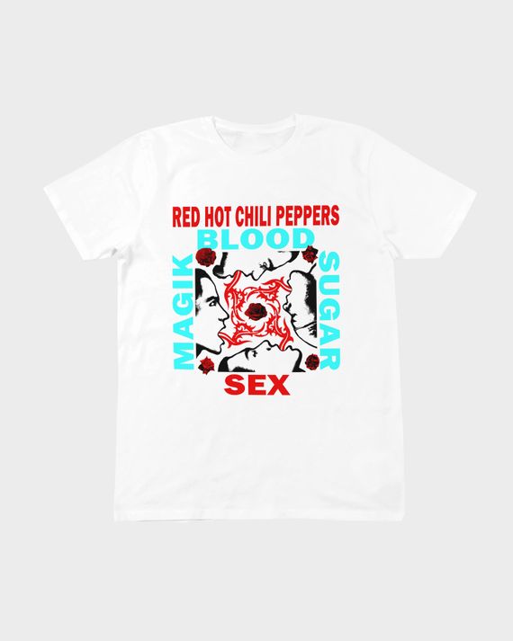 Camiseta Red Hot Chili Peppers BSSM White Mind The Gap Co.