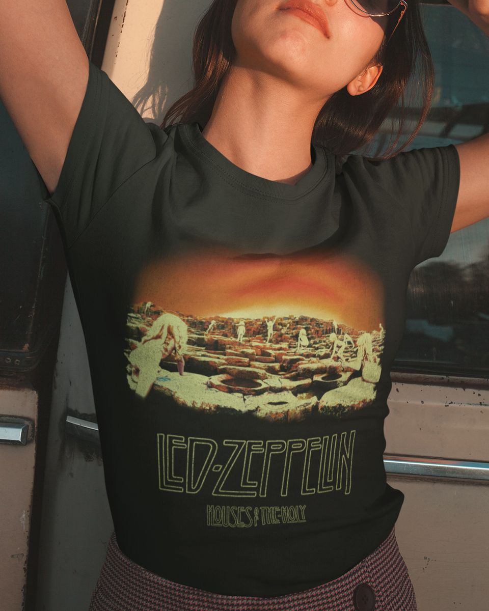 Nome do produto: Camiseta Led Zeppelin Houses Mind The Gap Co.