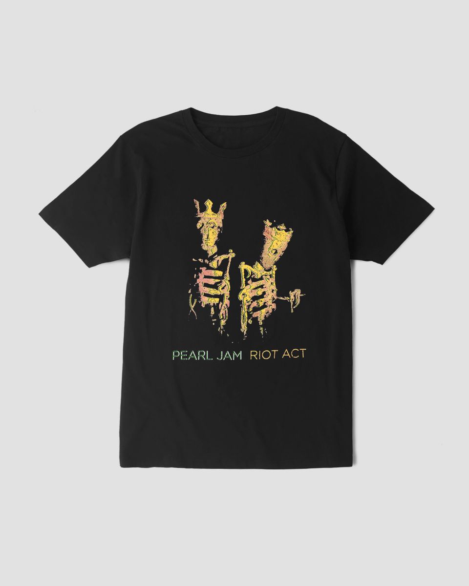 Nome do produto: Camiseta Pearl Jam Riot 2 Mind The Gap Co.