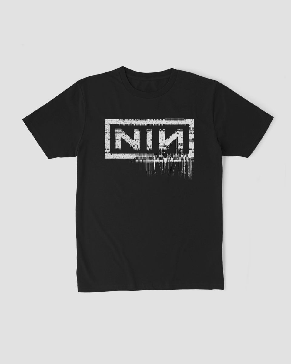 Nome do produto: Camiseta Nine Inch Nails Logo 2 Mind The Gap Co.