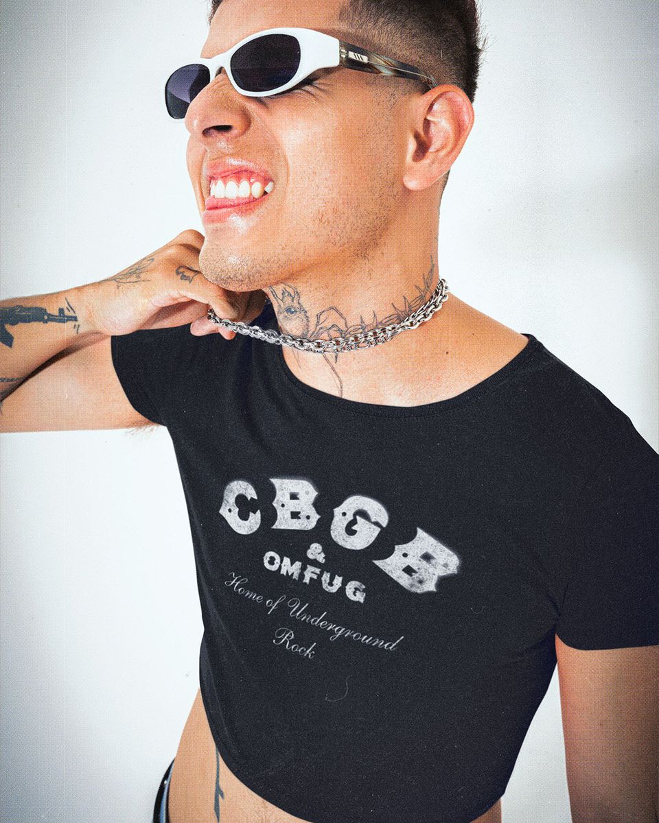 Nome do produto: Cropped CBGB Mind The Gap Co.