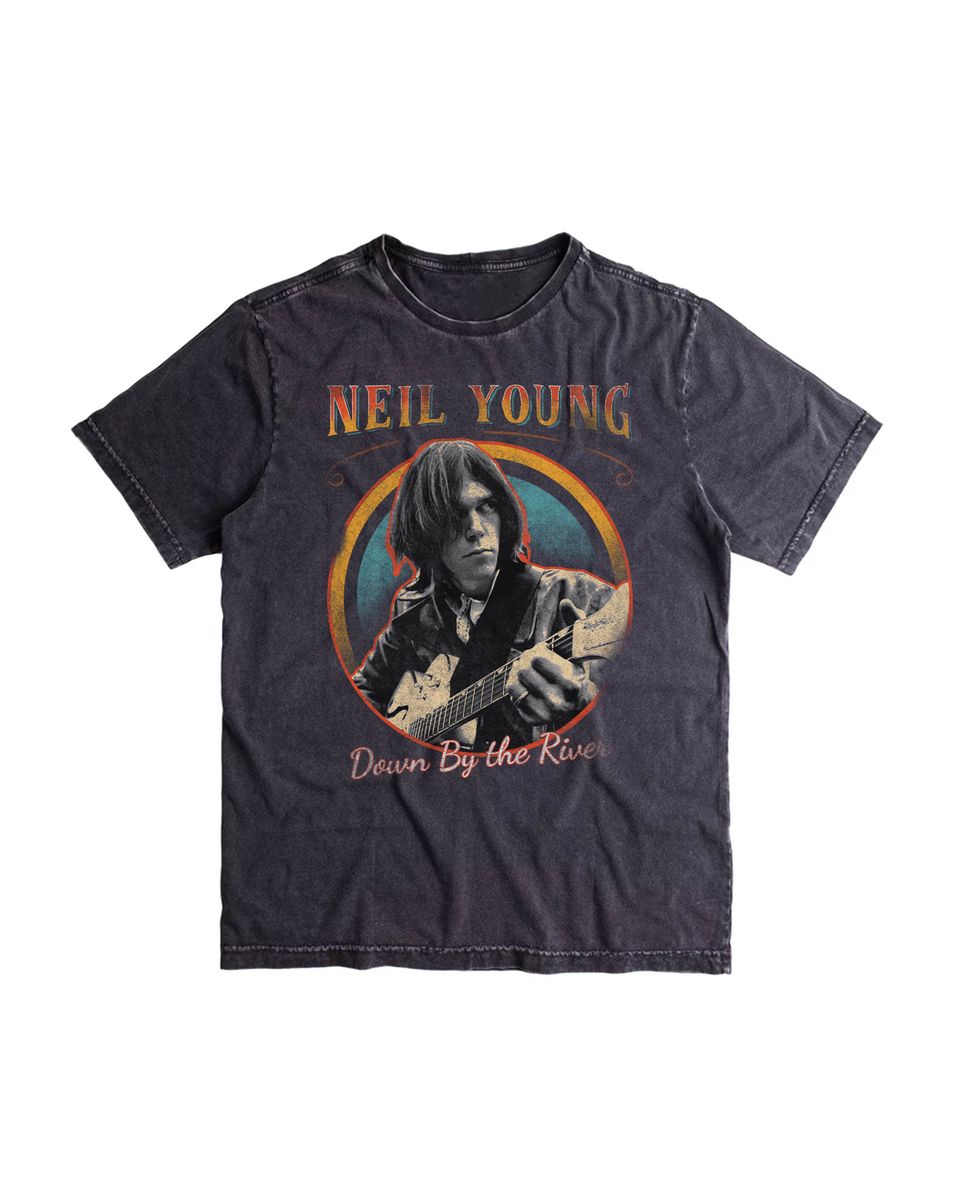 Nome do produto: Camiseta Neil Young River Estonada Mind The Gap Co.