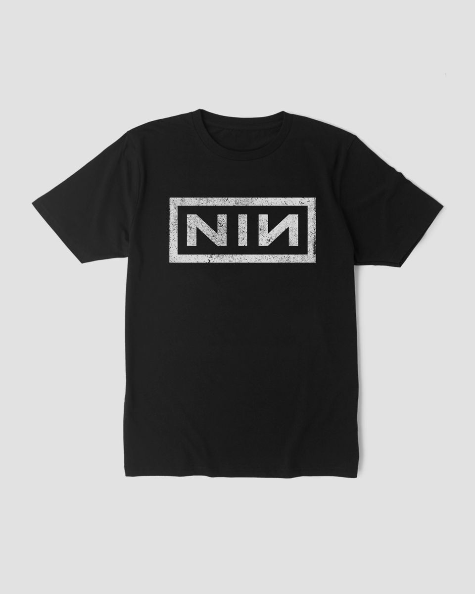 Nome do produto: Camiseta Nine Inch Nails Logo 1 Mind The Gap Co.