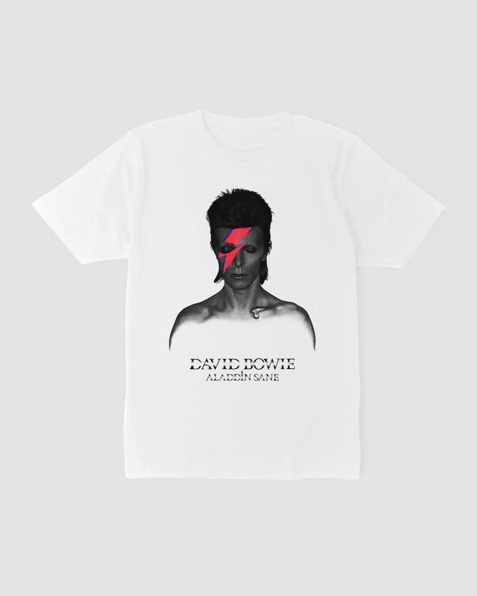 Nome do produto: Camiseta David Bowie Sane 4 Mind The Gap Co.