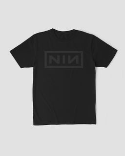 Camiseta Nine Inch Nails Logo 2 Black Mind The Gap Co.