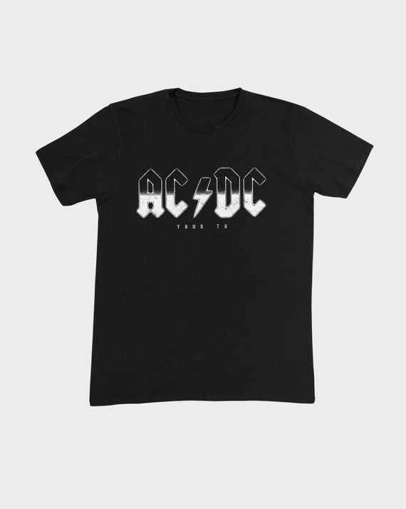 Camiseta AC/DC Tour 76 Black Mind The Gap Co.