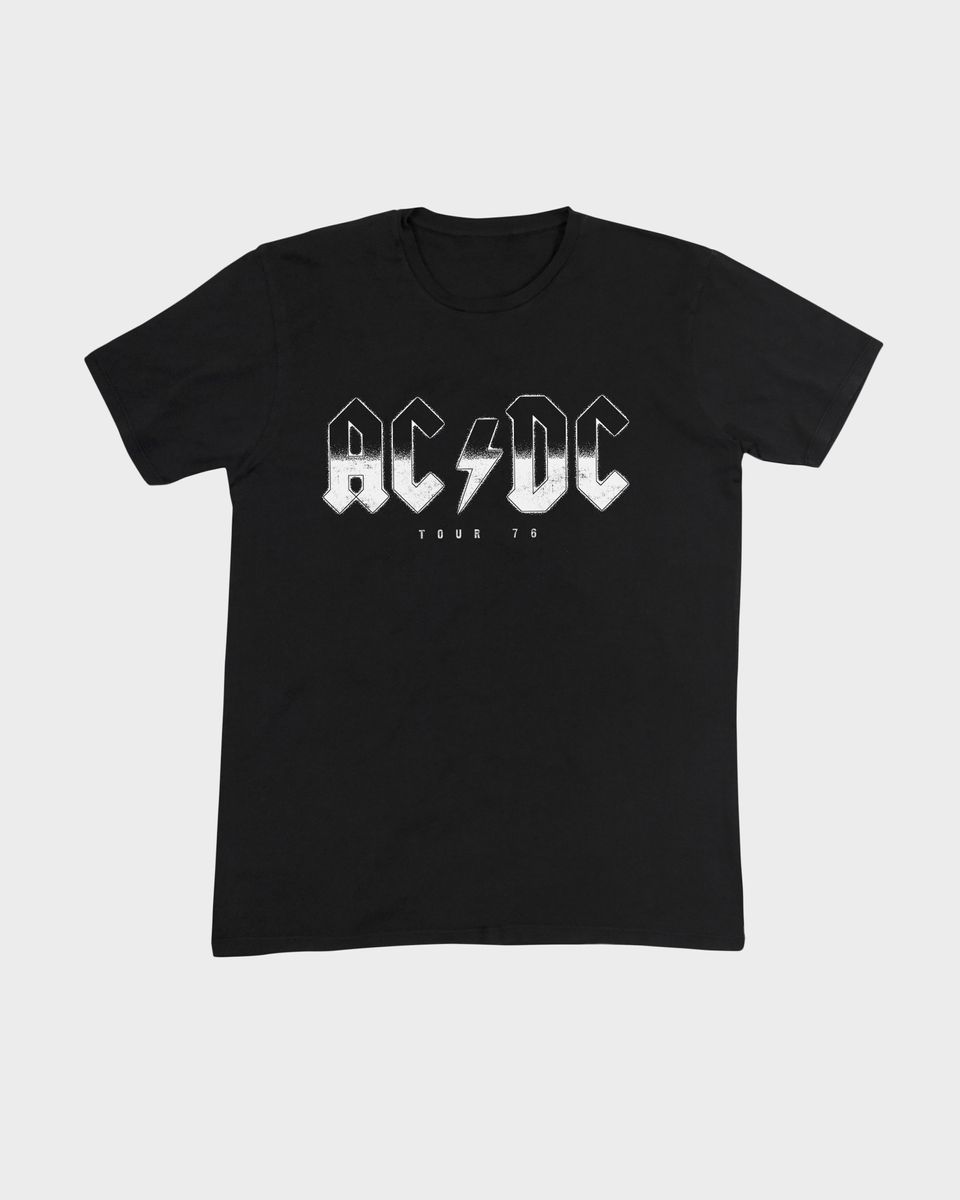 Nome do produto: Camiseta AC/DC Tour 76 Black Mind The Gap Co.