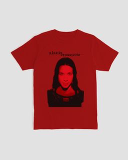 Camiseta Alanis Morissette Red White Mind The Gap Co.