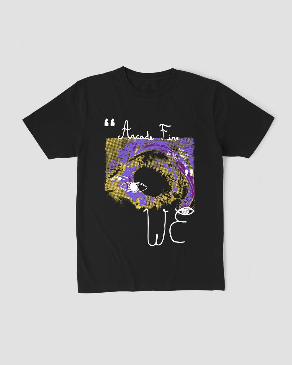 Nome do produto: Camiseta Arcade Fire We Black Mind The Gap Co.