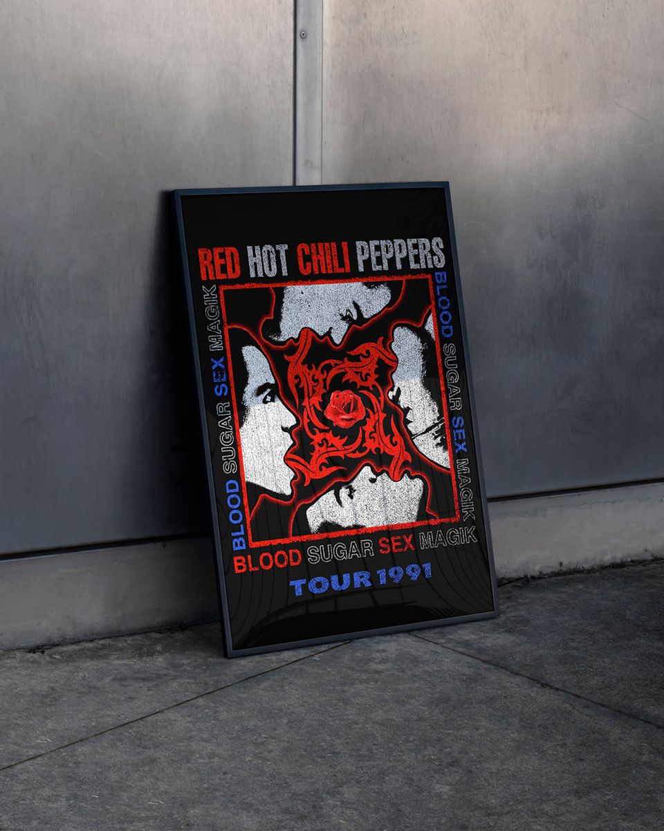 Nome do produto: Poster RHCP Tour 91