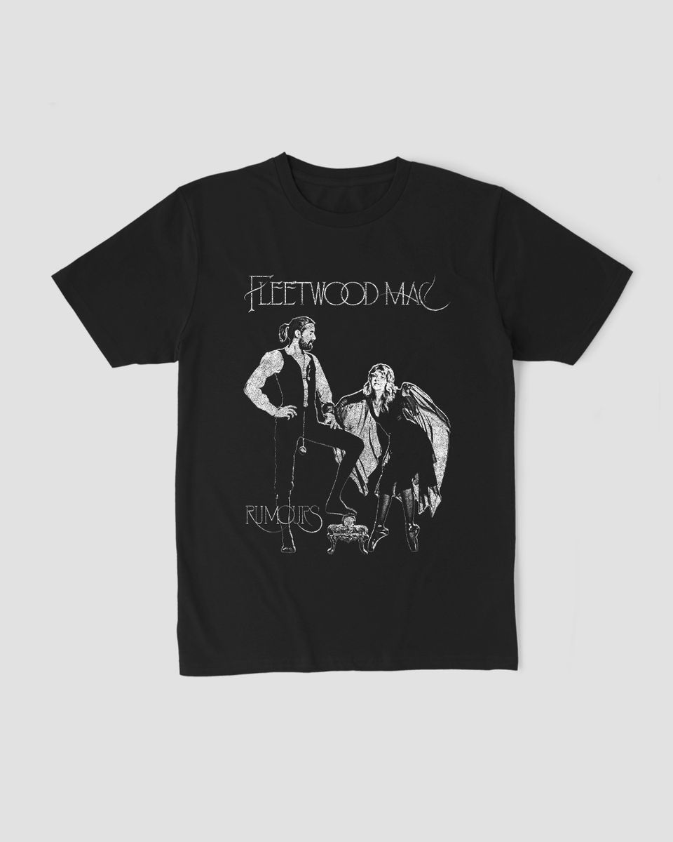 Nome do produto: Camiseta Fleetwood Mac Rumours Black Mind The Gap Co.