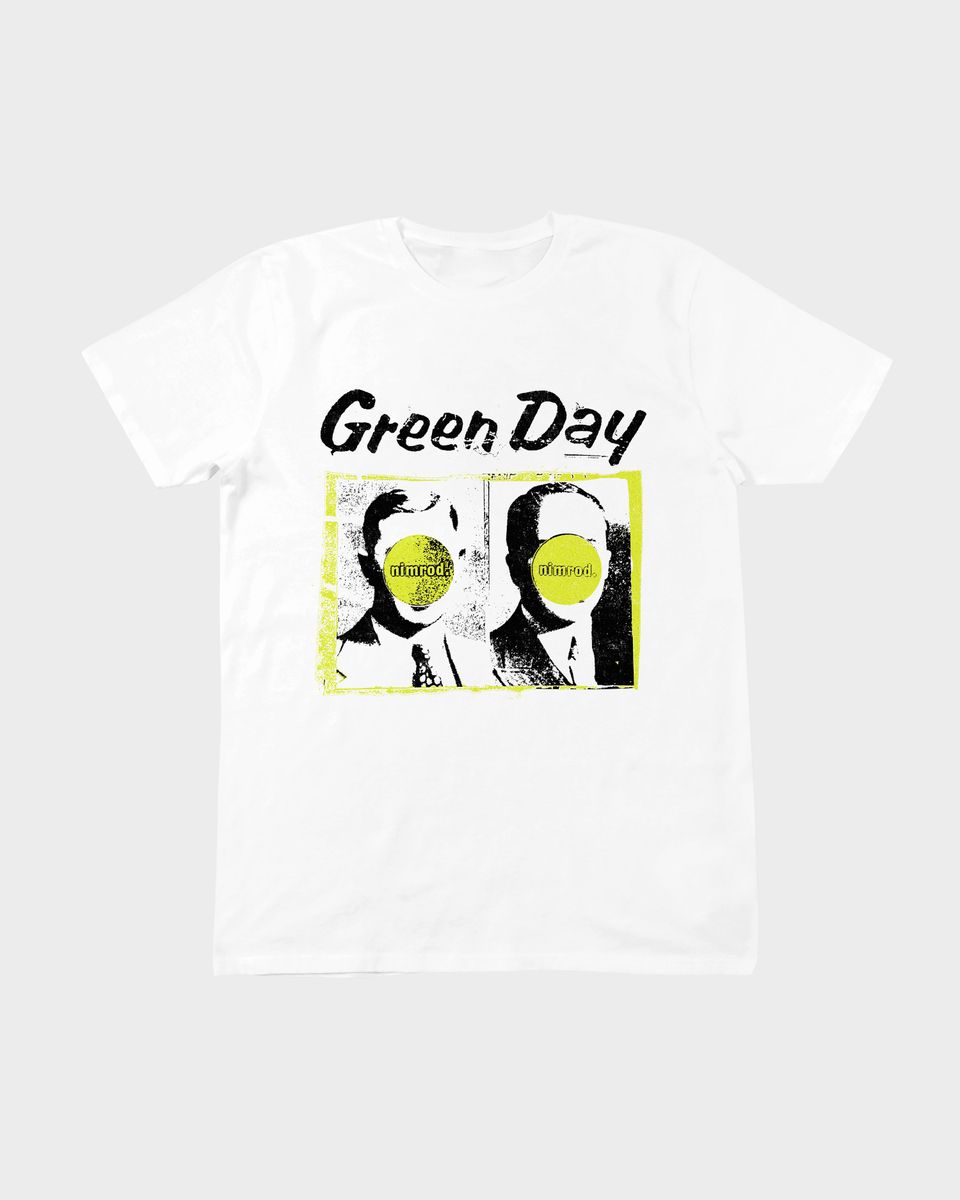 Nome do produto: Camiseta Green Day Nimrod White Mind The Gap Co.