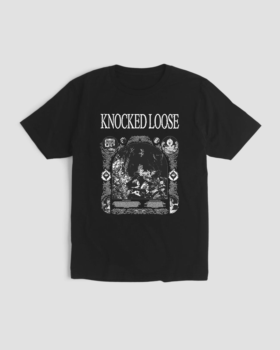 Nome do produto: Camiseta Knocked Loose Deep Black Mind The Gap Co.
