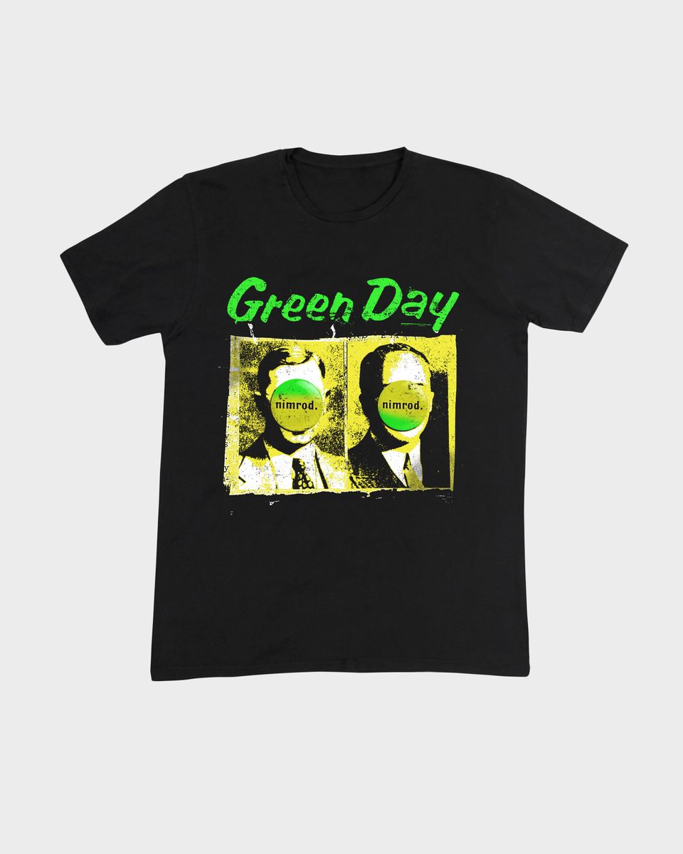 Nome do produto: Camiseta Green Day Nimrod Black Mind The Gap Co.