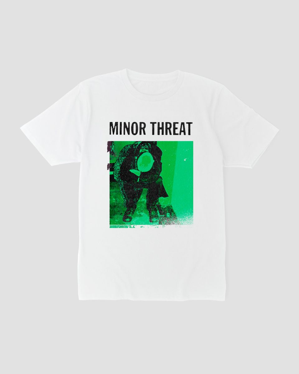 Nome do produto: Camiseta Minor Threat White Mind The Gap Co.