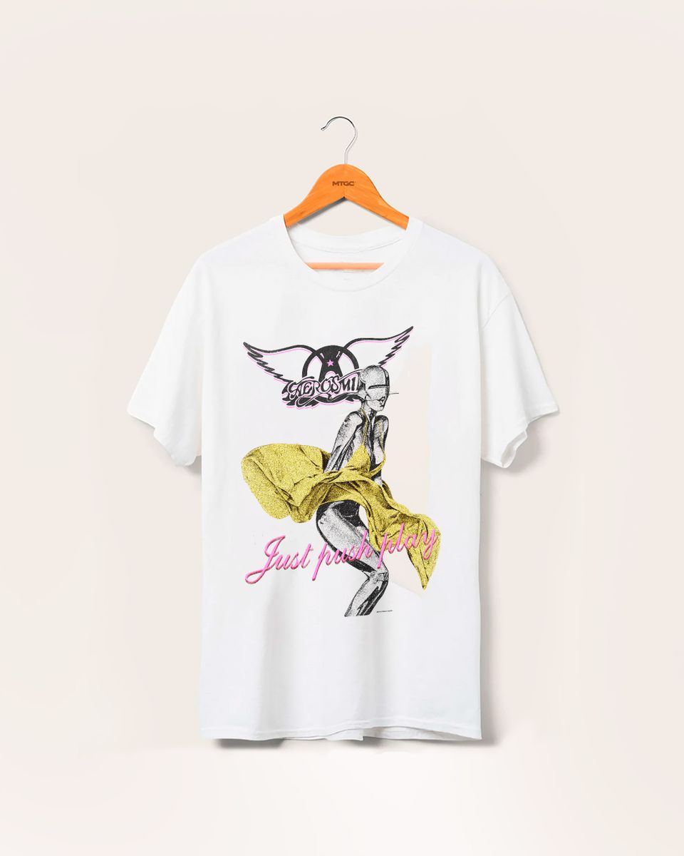 Nome do produto: Camiseta Aerosmith Just 2 Mind The Gap Co.