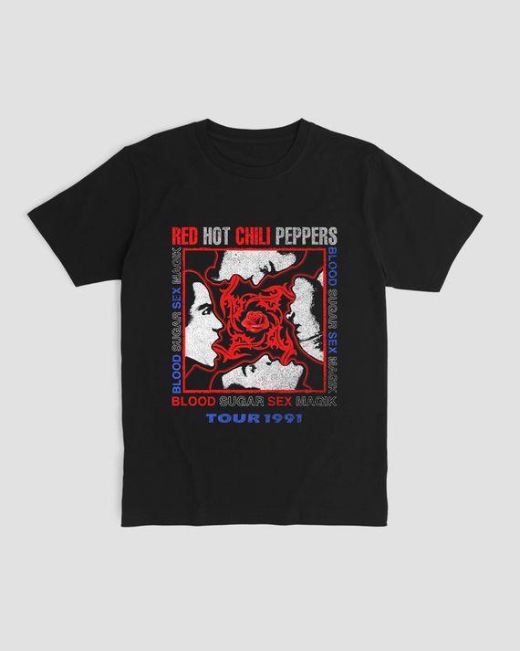 Camiseta Red Hot Chili Peppers Tour 91 2 Mind The Gap Co.