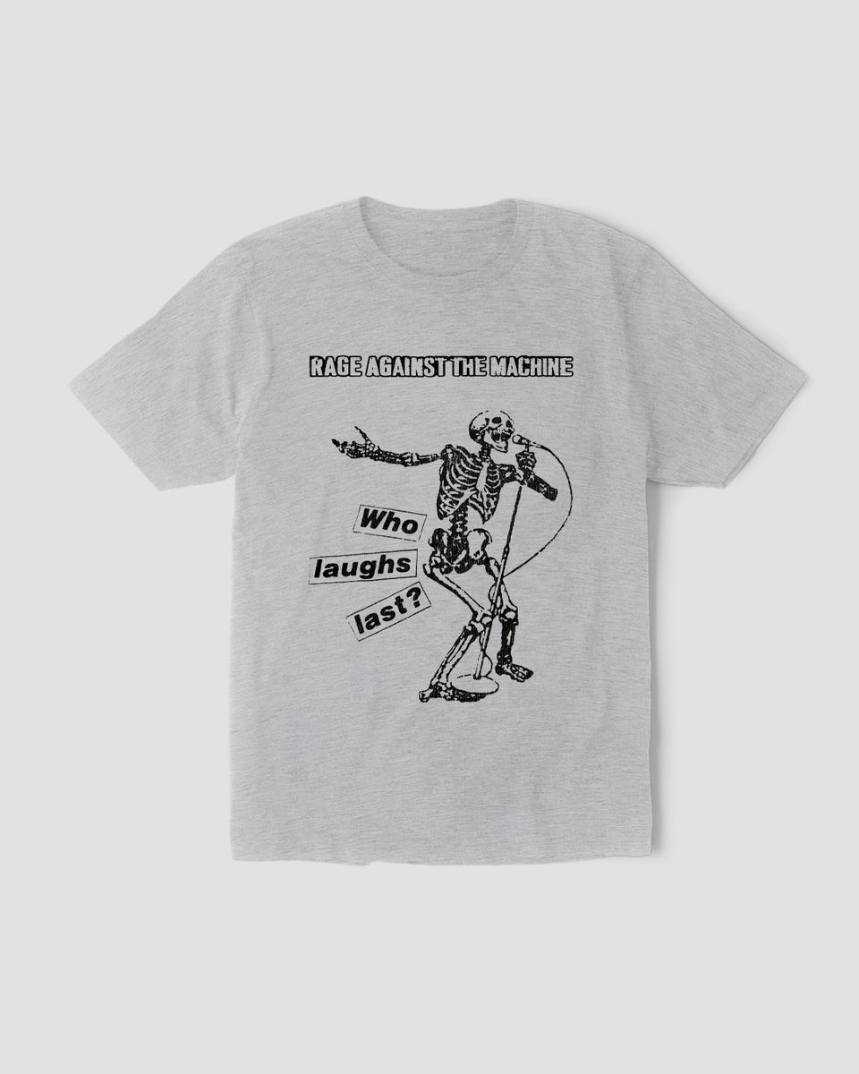 Nome do produto: Camiseta Rage Against The Machine Who Mind The Gap Co.