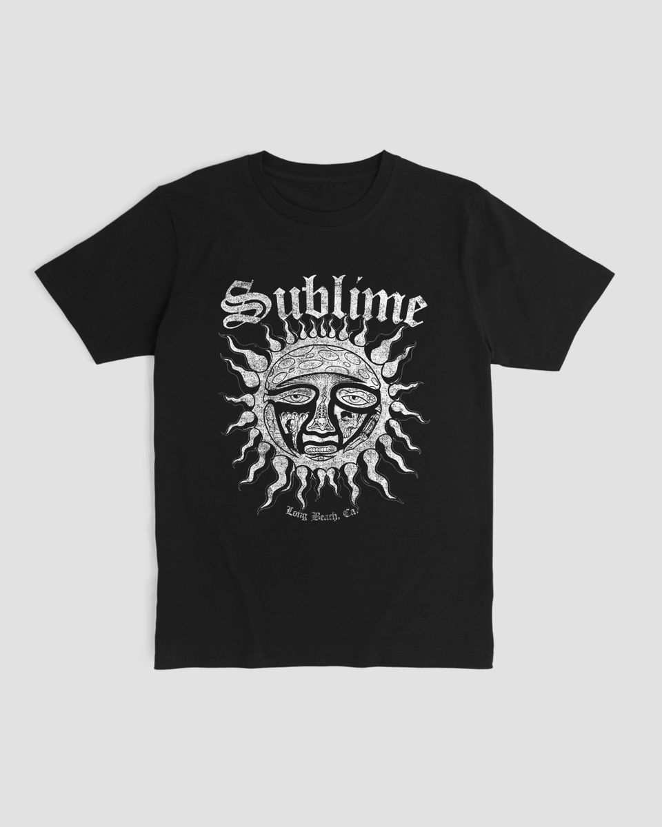 Nome do produto: Camiseta Sublime Long Black Mind The Gap Co.