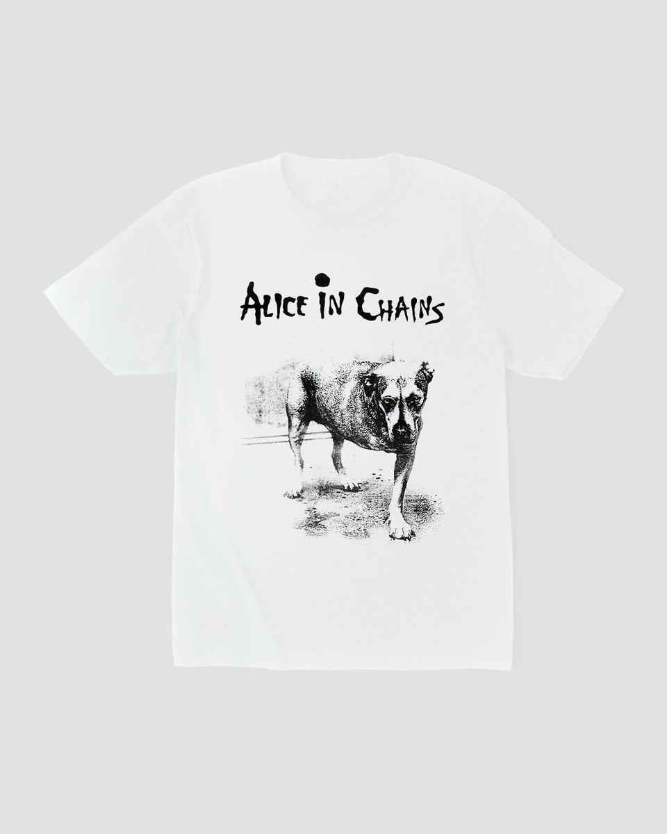Nome do produto: Camiseta Alice In Chains Alice White Mind The Gap Co.