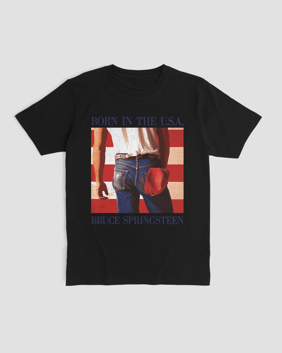 Nome do produto: Camiseta Bruce Springsteen Born Mind The Gap Co.