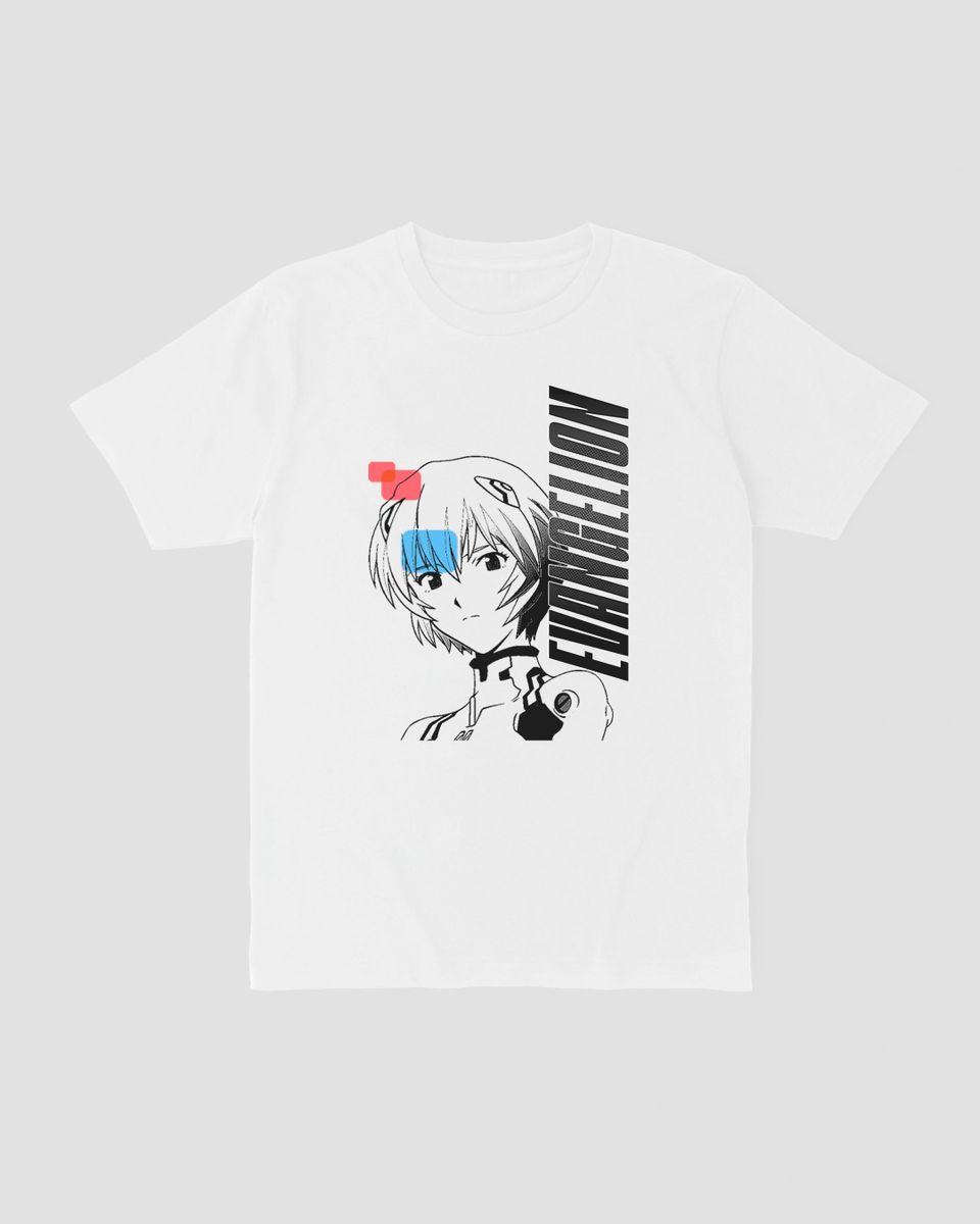 Nome do produto: Camiseta Neon Genesis Evangelion Rei Panchiko Mind The Gap Co.