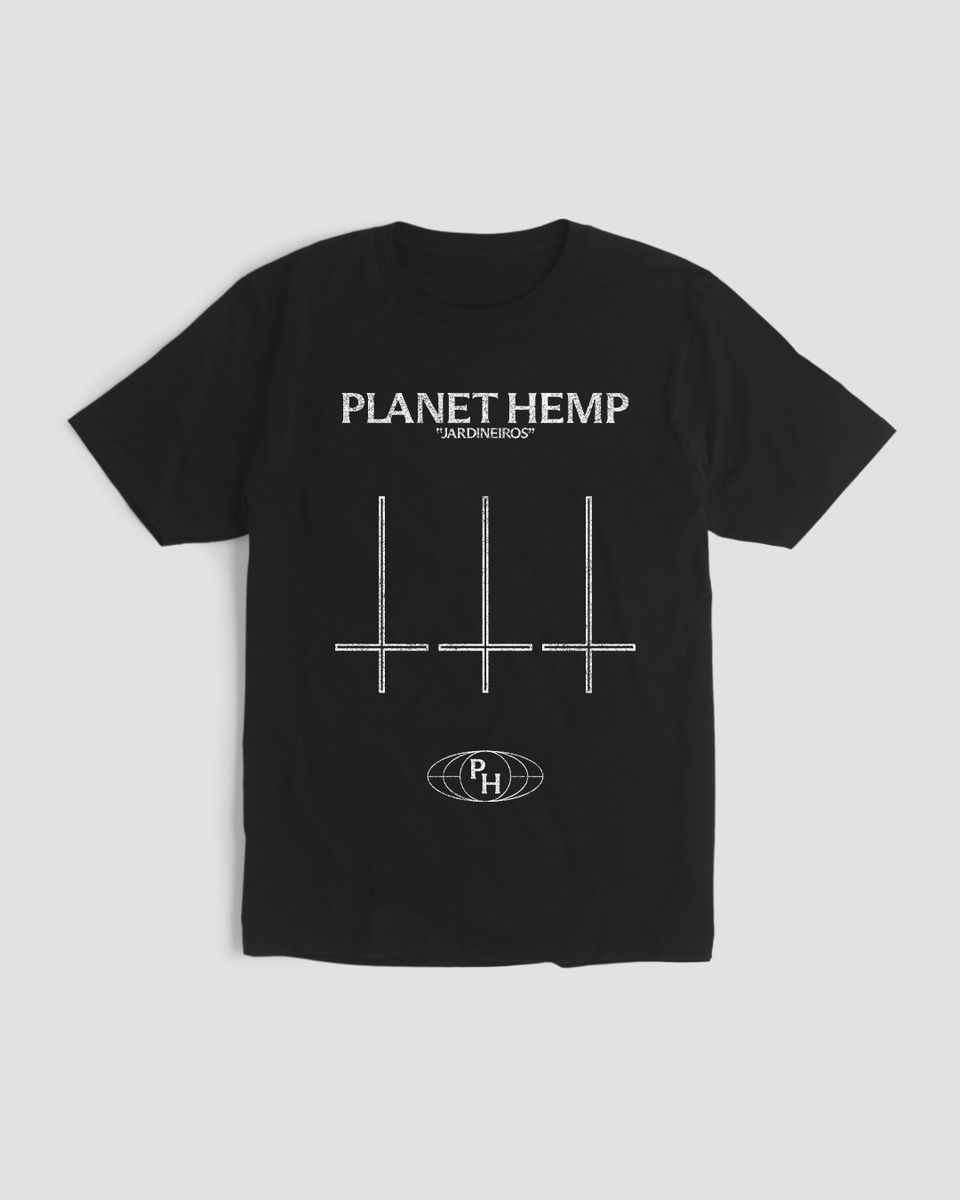 Nome do produto: Camiseta Planet Hemp Jardineiros Black Mind The Gap Co.