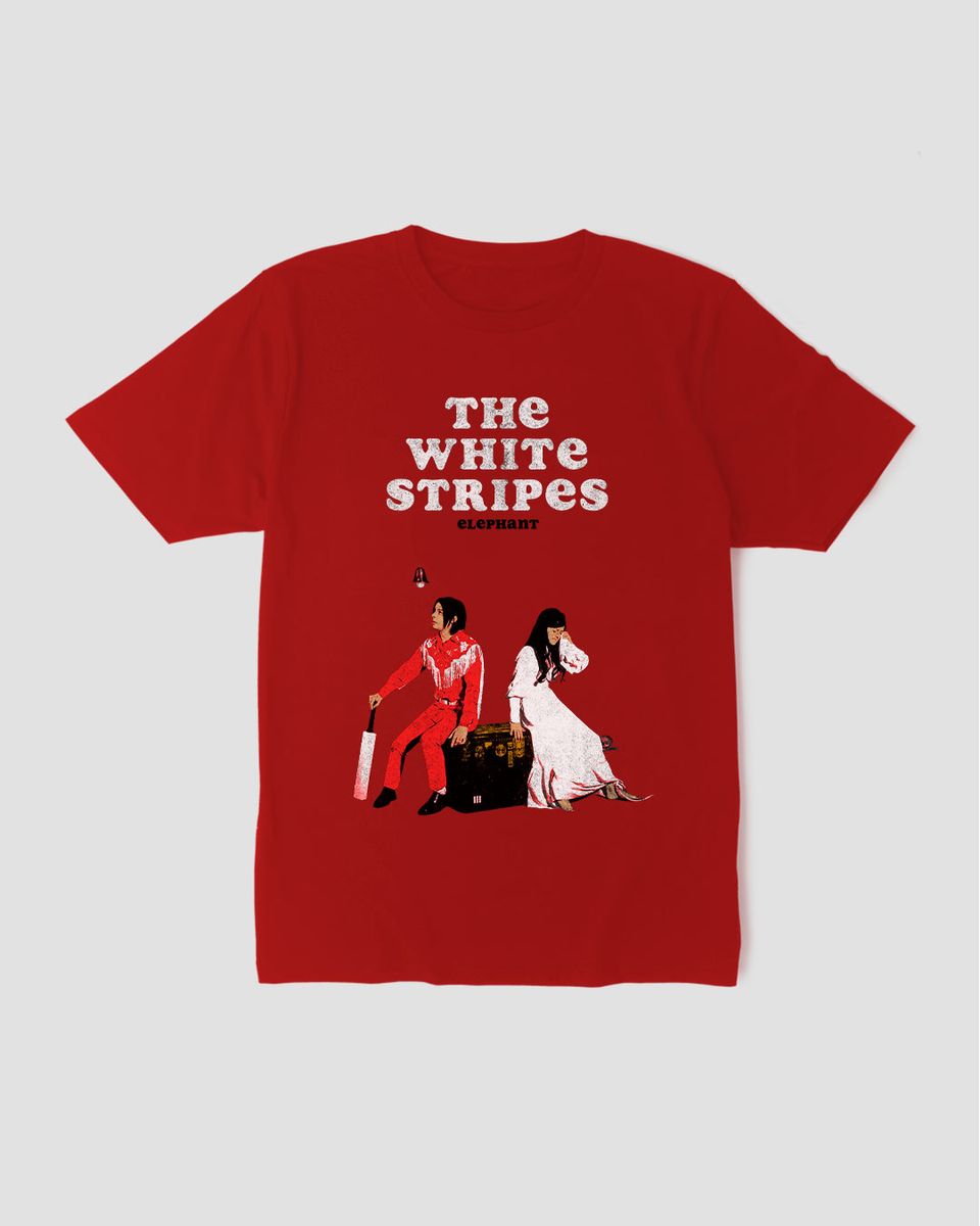 Nome do produto: Camiseta The White Stripes Elephant Mind The Gap Co.