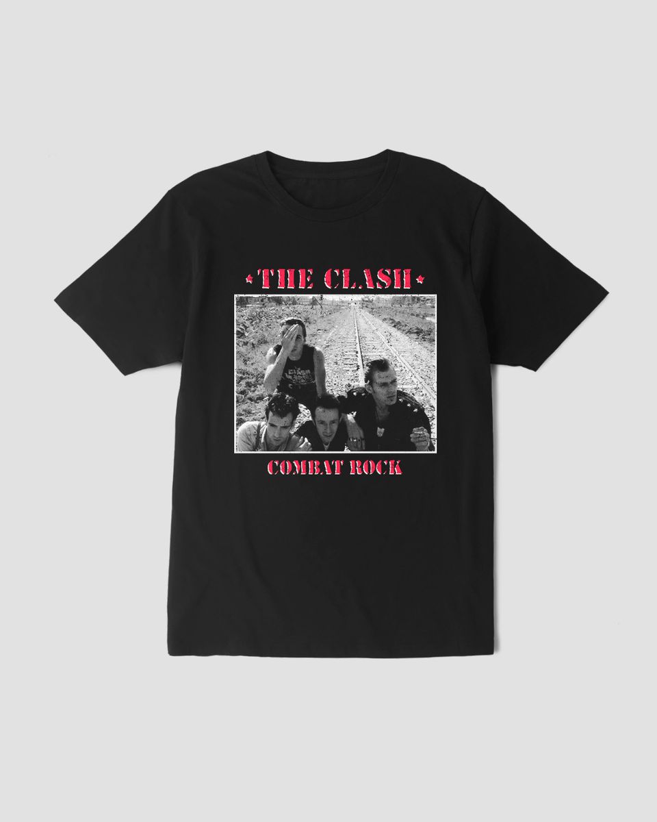 Nome do produto: Camiseta The Clash Combat Mind The Gap Co.