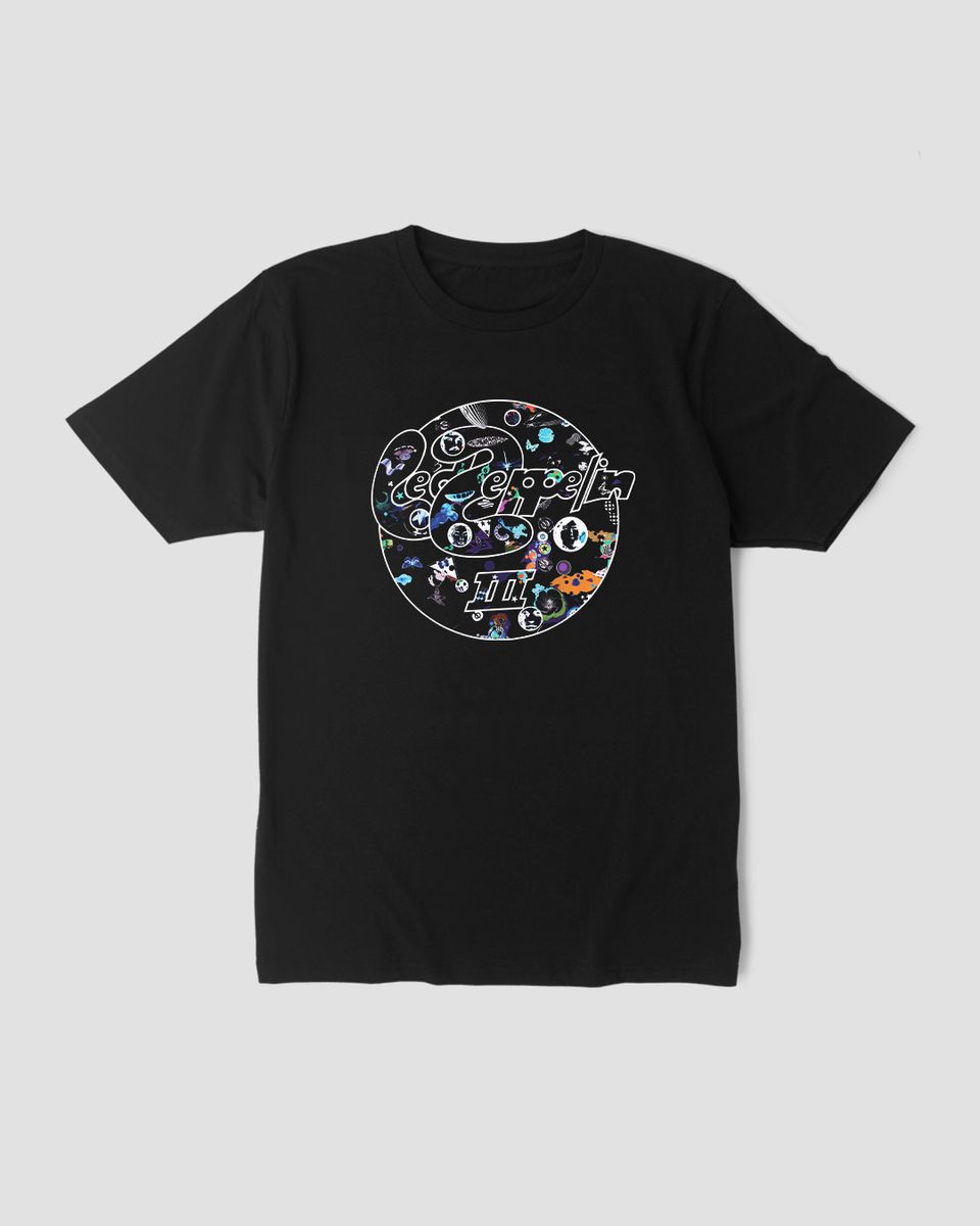 Nome do produto: Camiseta Led Zeppelin Led III Black Mind The Gap Co.